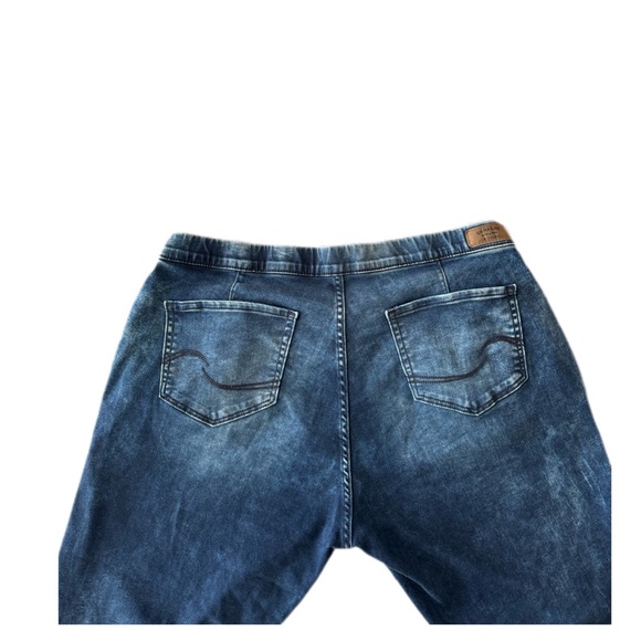 Levi’s Signature Joggers size XL distressed cuff elastic stretch waist loose GUC - Picture 9 of 14